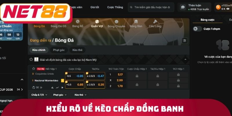 Hiểu rõ về kèo chấp đồng banh