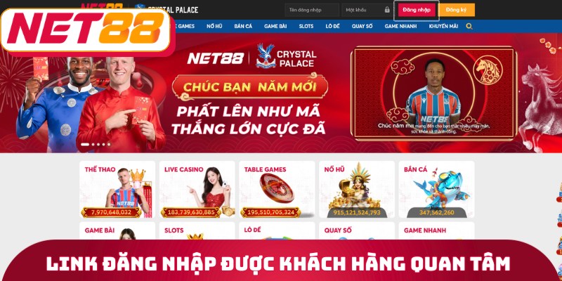 Link đăng nhập net88 mới nhất được khách hàng quan tâm
